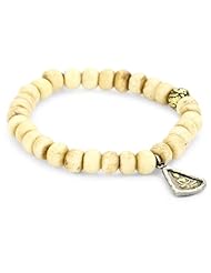 M.Cohen Handmade Designs White Yak Bone with Buddha Charm