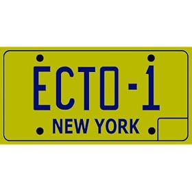 Ghostbusters: ECTO-1 License Plate Replica