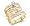 Diamond Wedding Rings Bands Bridal Set 14k Yellow Gold Men + Women, Size 5