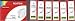 set of seven compatible inkjet cartridges t0341 black t0342 cyan t0343 magenta t0344 yellow t0345 light cyan t0346 light magenta t0347 light black for use in epson stylus photo 950/960