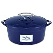 Lodge Enamel on Cast Iron 5-Quart Dutch Oven, Liberty Blue