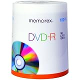 MEMOREX 32025642 4.7 GB DVD-R (PRINTABLE; 100 CT SPINDLE)