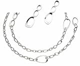 Fossil Disc Necklace and Earrings
