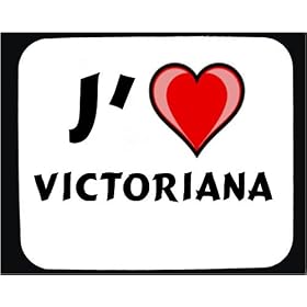 J'aime Victoriana tapis de souris d�cor�