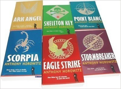 Set of Six Alex Rider Books, Storm Breaker, Point Blank, Eagle Strike, Skeleton Key, Scorpia, Ark Angel (Alex Rider)