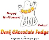 BOO Halloween Dark Chocolate Fudge Box
