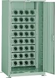 ＴＲＵＳＣＯ　ツーリング保管庫　ホルダ４０個　スチール戸　ロック付　ＢＴ５０　5104335 VTL1500D