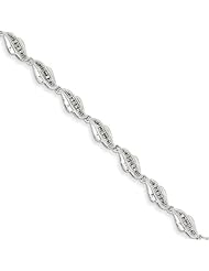 Sterling Silver Diamond Fancy Bracelet