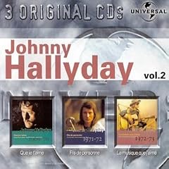Coffret 3 CD : Johnny Hallyday Vol.2 : Que je t'aime / Fils de personne / La Musique que j'aime