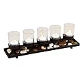 5-Votive Centerpiece with Stones