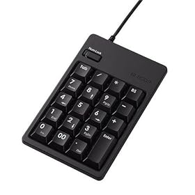 ELECOM 2�|�[�gUSB2.0HUB�tUSB�e���L�[�p�b�h TK2-UF2BHBK