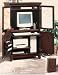 Coffee-finish Computer Armoire
