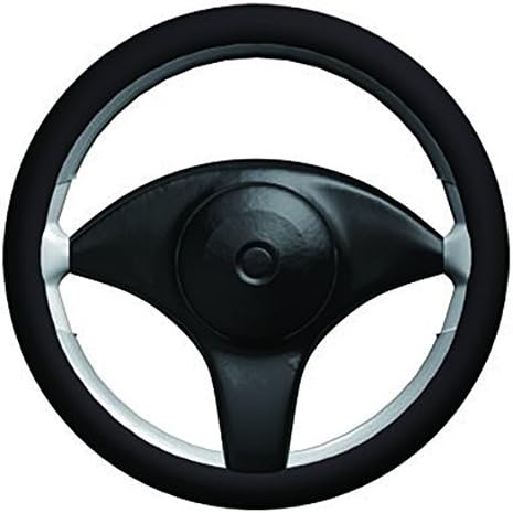Stretchy Grip Black Steering Wheel Cover