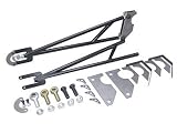 Competition Engineering C2006 Black Powdercoated Ladder Bars - Set of 2