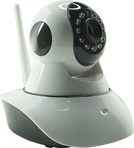 Megapixel Wired and Wireless IP Network Security Camera, Smart Wifi Scann with HD Sensor and 2 Way Audio, Easy Connecting Plug and Play