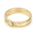 Ortak Jewellery 9ct Yellow Gold DR 023 Diamond Women's Engagement Ring