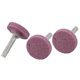 uxcell　 軸付き砥石 フェルトホイール　研削　ビットポリッシャー　3個入り　ホイール　30mmx6mmx6mm