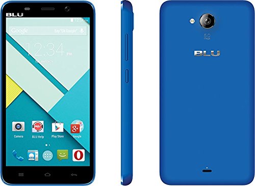 BLU Studio 5.5C D690u Unlocked GSM Dual-SIM Quad-Core Android Lollipop Smartphone - Blue