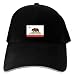 CAPS BLACK FLAG EMBROIDERY  CALIFORNIA 