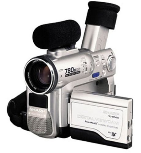 Sharp VL-WD650U 3' Viewfinder Screen Digital Camcorder with Bonus Bag
