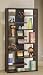 Display Bookcase Contemporary Style in Cappuccino Finish