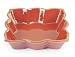 Chantal Talavera Collection 2 Quart Square Baker, Glossy Cinnabar