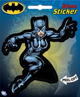  DC Comics Batman Catwoman Die Cut Sticker 45164S