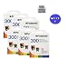 Polaroid PIF-300 Instant Film for 300 Series Cameras- 6 Packs + DBROTH Fiber Cloth