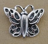 Sterling Silver Butterfly Pin, #1538
