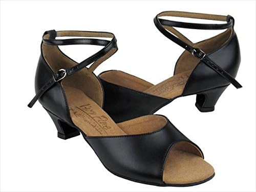 Very Fine Signature S9220 Black Leather Ladies Shoe, 1.2 in. Heel, Size 10