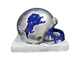 Barry Sanders Autographed Detroit Lions Throwback Mini Helmet w/ Proof Photo