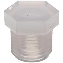 Parker Partek P-8-P Pipe Fittings PFA Plug 1/2" NPT Male