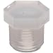 Parker Partek P-8-P Pipe Fittings PFA Plug 1/2" NPT Male