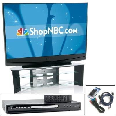 Mitsubishi 65 1080p DLP HDTV Package & Pinnacle Stand w/ $100 Rebate