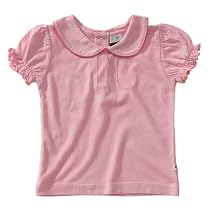 Babysoy Puff Sleeve Tee , Petal 12-18 Months