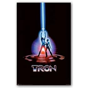 Tron 1982 - One Sheet Movie Poster Art Print Poster