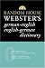 Random House Webster's German-English English-German Dictionary