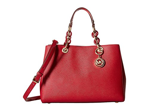 Michael Kors Cynthia Leather Medium Satchel