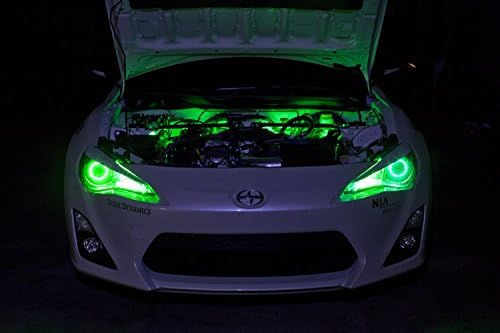 2000-2005 Dodge Neon Single-Color Standard Engine Bay LED Kit, Green