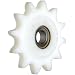 Martin Roller Chain Sprocket, UHMW, Idler, Type C Hub, Single Strand, 80 Chain Size, 1" Pitch, 12 Teeth, 0.75" Bore Dia., 4.33" OD, 0.575" Width