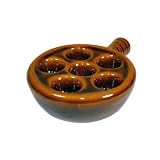 Escargot Snail Ceramic Plate with Handle