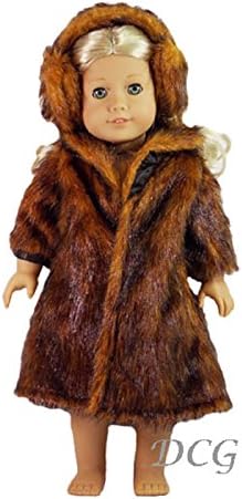 Fur Coat and Muffs for 18" American Girl Dolls (Doll Not Included)