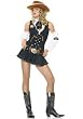 2PC Cowgirl Sheriff Sexy Holiday Party Costume