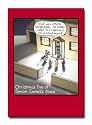 Simon Cowell - Naughty Cartoon Merry Christmas Greeting Card