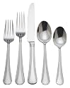 Reed & Barton Woodrow 80-Piece 18/0 Stainless Steel Flatware Set, Service for 12