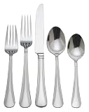 Woodrow 80 Piece Stainless Steel Flatware Set, Service for 12