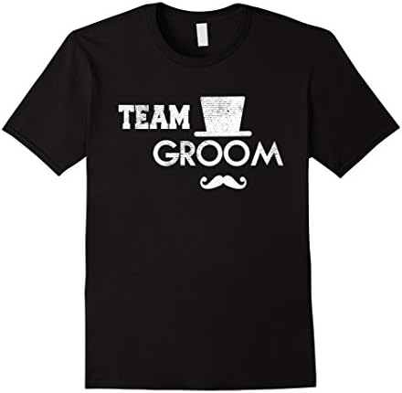 Men's Team Groom t-shirt Large Black