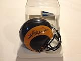 Saint Louis Rams KURT WARNER Signed Autographed Mini Helmet COA