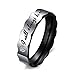 Men,Women's Stainless Steel Ring Band CZ Black Silver Gold Valentine Wedding Engagement Promise