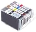 Canon Multipack CLI8 / PGI5 WITH CHIP - Set of 4 Canon Compatible Printer Ink Cartridges for Canon Pixma iP3300 iP3500 iP5100 iX4000 iX5000 MP510 MP520 MX700 Printer Inks - CLI-8 / PGI-5 (Contains: 1x CLI-8C, 1x CLI-8Y, 1x CLI-8M, 1x PGI-5BK) iP 3300 iP 3500 iP 5100 iX 4000 iX 5000 MP 510 MP 520 MX 700 - Latest Chip Installed, Ready For Use, No Fuss!